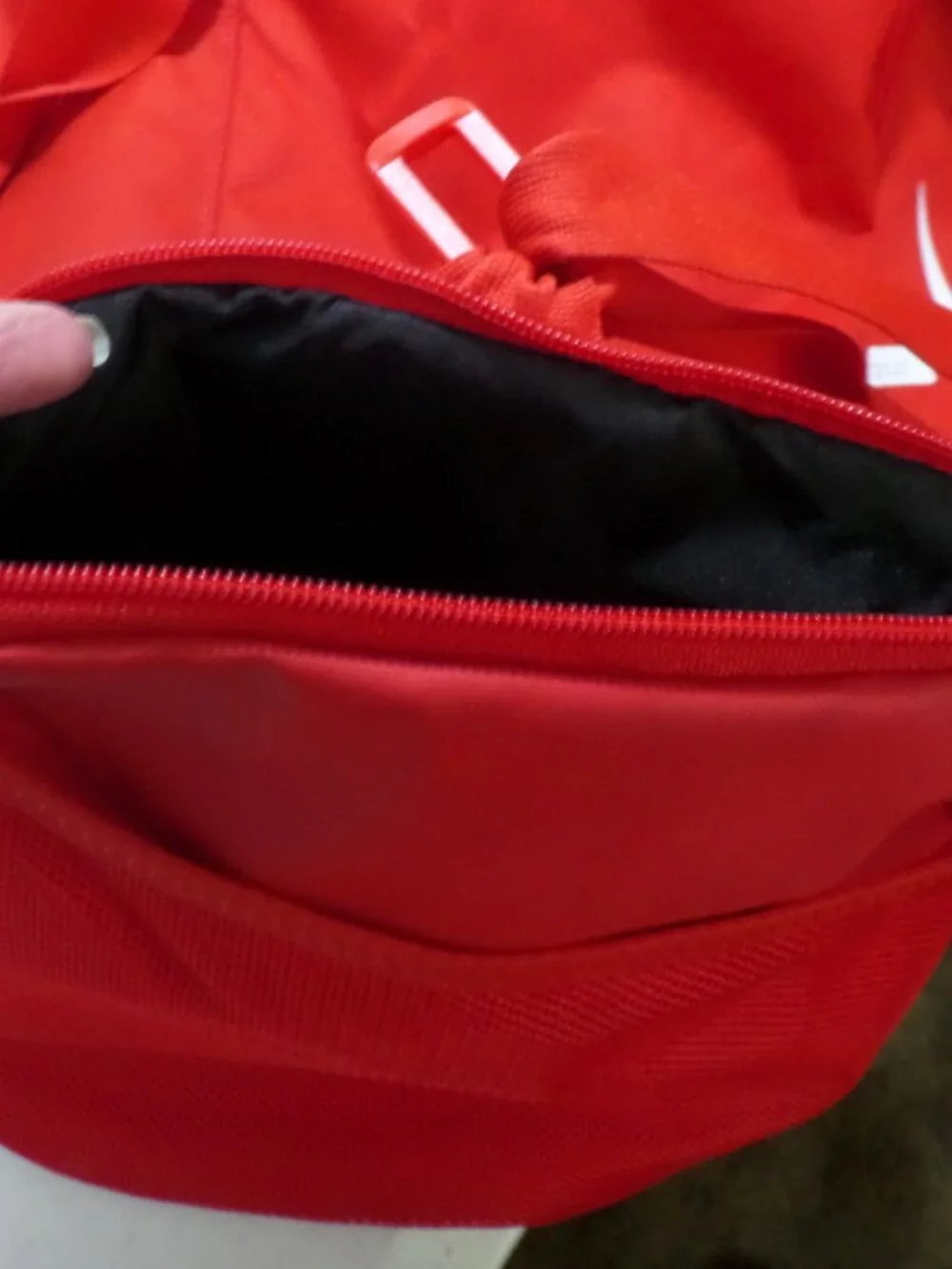 Nike Academy Red/Black/White Team Duffel Bag